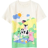 Jungen T-Shirt mit Bauernhof-Print
