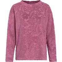 Damen Sweatshirt mit Frottee-Muster