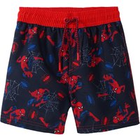Spider-Man UV-Badeshorts mit Allover-Print