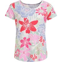 Damen T-Shirt mit Blumen-Print