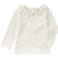 Baby Langarmshirt mit Spitzenkragen