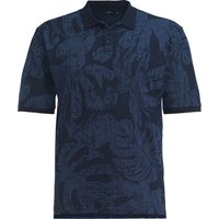 Herren Poloshirt mit Allover-Muster