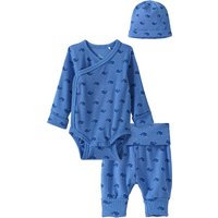 Newborn Wickelbody, Leggings und Mütze im Set