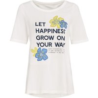 Damen T-Shirt mit Message-Print