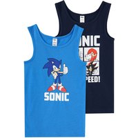 2 Sonic Unterhemden mit Prints