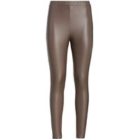 Damen Leggings in Leder-Optik