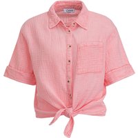 Damen Musselin-Bluse mit Brusttasche
