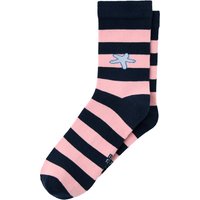 1 Paar Damen Socken mit Streifen