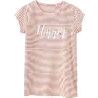 Mädchen T-Shirt mit Glitzer-Streifen