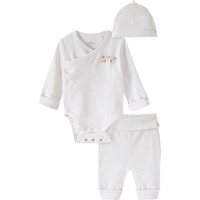 Newborn Wickelbody, Hose und Mütze im Set
