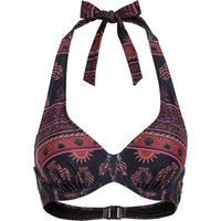 Damen Bikinioberteil mit Palmen allover