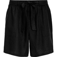 Damen Leinen-Shorts in unifarben