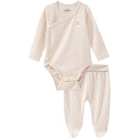 Baby Wickelbody und Leggings mit Fuß im Set