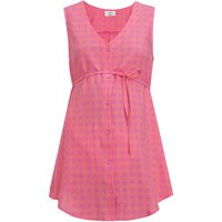 Damen Umstands-Bluse mit Karo-Muster