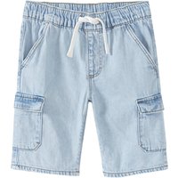 Jungen Jeansshorts im Cargo-Style