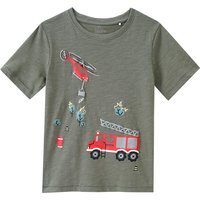 Jungen T-Shirt mit Feuerwehr-Print