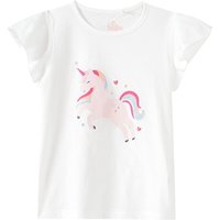 Mädchen T-Shirt mit Einhorn-Print