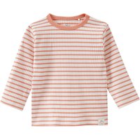 Newborn Langarmshirt mit Rippstruktur
