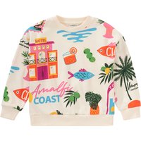 Mädchen Sweatshirt mit Urlaubs-Motiven