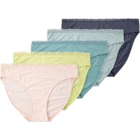 5 Damen Slips mit Spitze