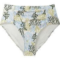 Damen High-Waist-Bikinipanty mit Muster