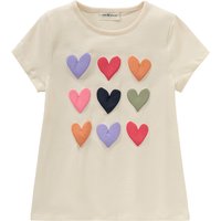 Mädchen T-Shirt mit gummiertem Print