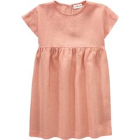 Mädchen Leinen-Kleid mit kurzen Ärmeln