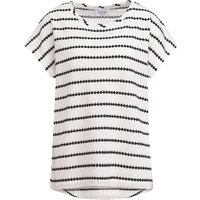 Damen Strick-T-Shirt mit Streifen