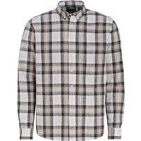 Herren Leinen-Hemd mit Karo-Muster