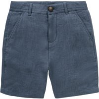 Jungen Leinen-Shorts in Unifarben