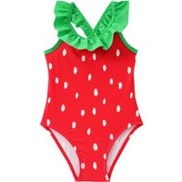 Baby Badeanzug mit Erdbeer-Motiv