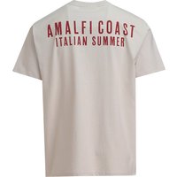 Herren T-Shirt mit Prints und Aufnäher