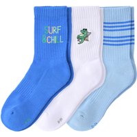 3 Paar Jungen Socken mit bunten Motiven