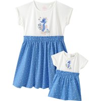 Mädchen Kleid und Puppenkleid mit Seepferd