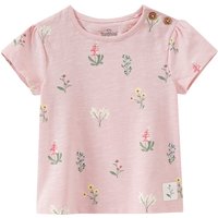 Newborn T-Shirt mit Blumen-Print