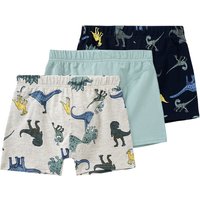 3 Jungen Boxer mit Dino-Prints