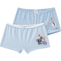 2 Bibi & Tina Pantys mit Zierschleife