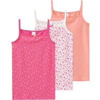 3 Mädchen Unterhemden aus Bio-Baumwolle