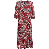 Damen Midikleid mit Allover-Motiv