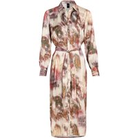 Damen Satin-Kleid im Batik-Look