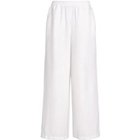 Damen Leinen-Hose mit Elastikbund