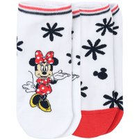 2 Paar Minnie Maus Sneaker-Socken im Set