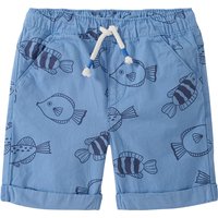 Baby Shorts mit Fisch-Allover