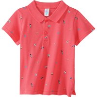 Baby Poloshirt mit Allover-Print