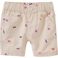 Baby Bermuda-Shorts mit Strand-Motiven