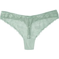 Damen String mit floraler Spitze
