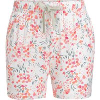 Damen Schlafshorts mit Blumen allover