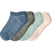 4 Paar Jungen Sneaker-Socken in Piqué-Optik