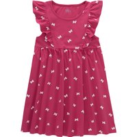 Mädchen Kleid mit Schmetterling-Allover