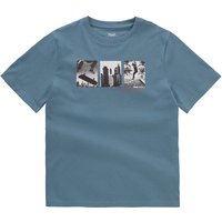 Jungen T-Shirt mit Skateboard-Print